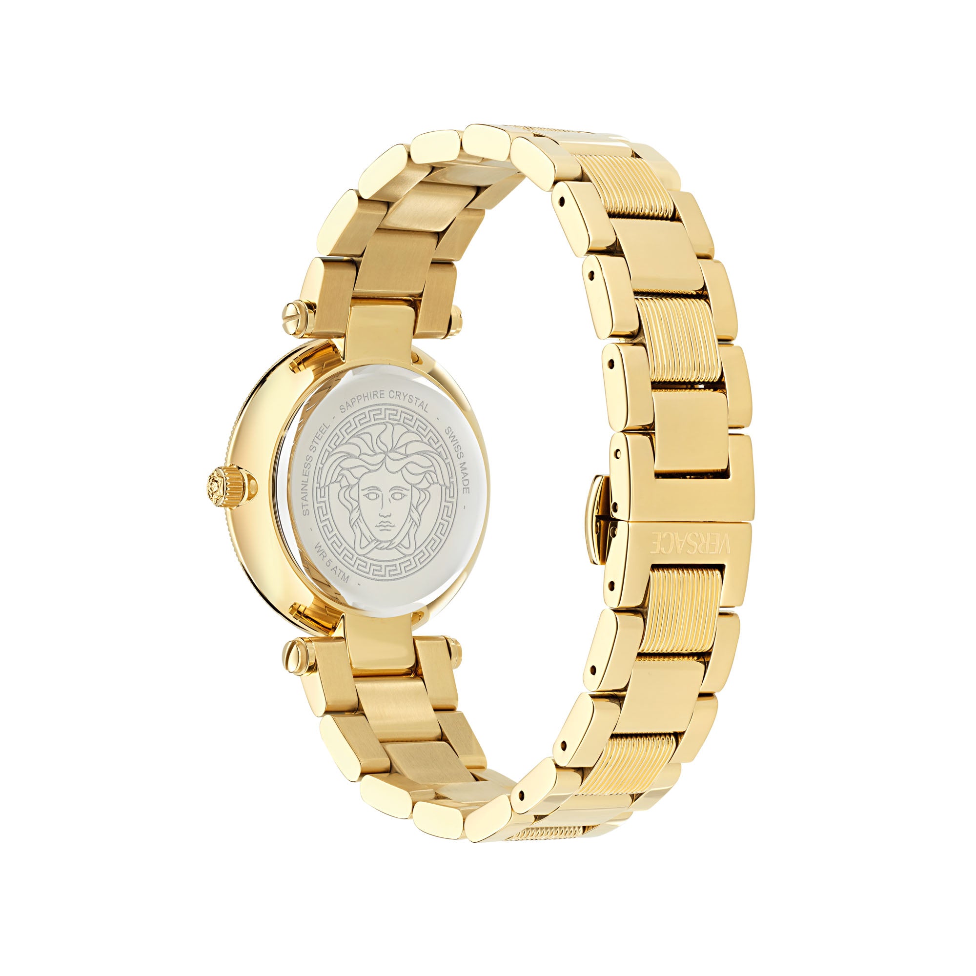 Versace Reve Black Round Dial Quartz Analog Women Watch