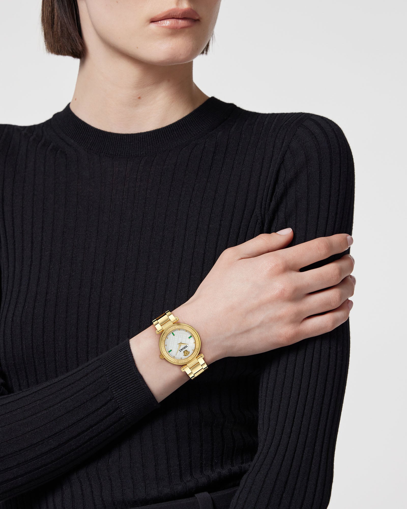 Versace Reve White Round Dial Quartz Analog Women Watch Watch Versace