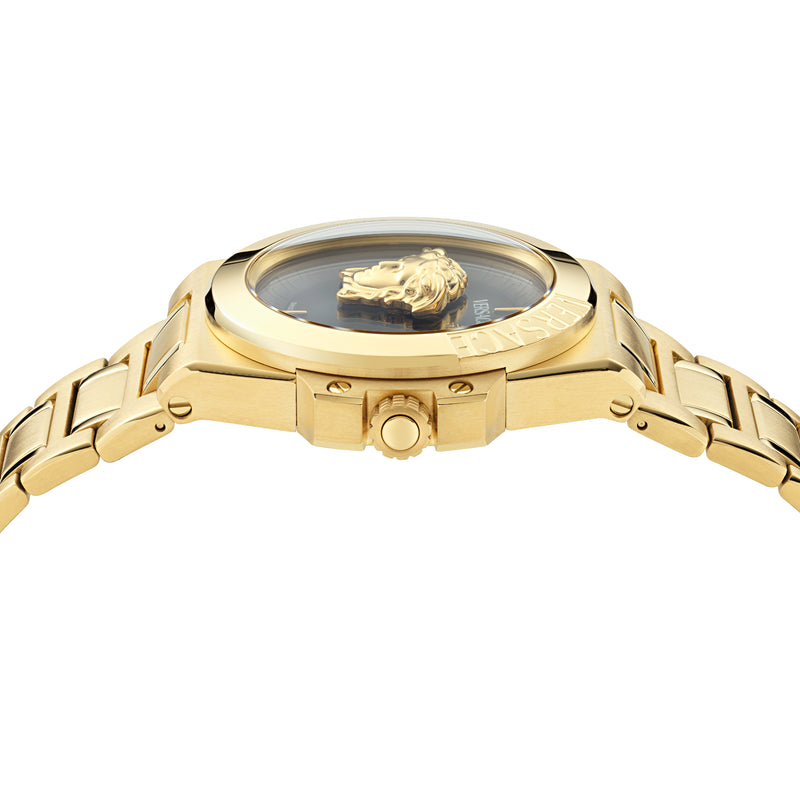 Versace Black Round Dial Quartz Analog Women Watch Watch Versace