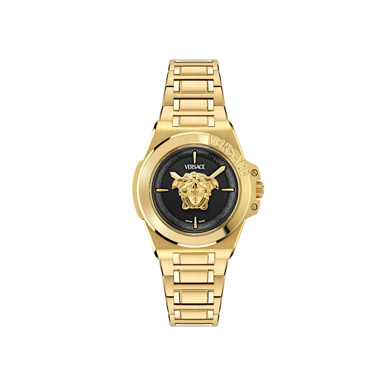 Versace Black Round Dial Quartz Analog Women Watch Watch Versace