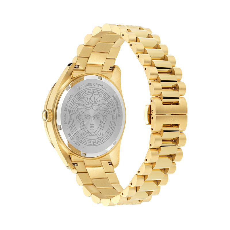 Versace Black Round Dial Quartz Analog Men Watch Watch Versace