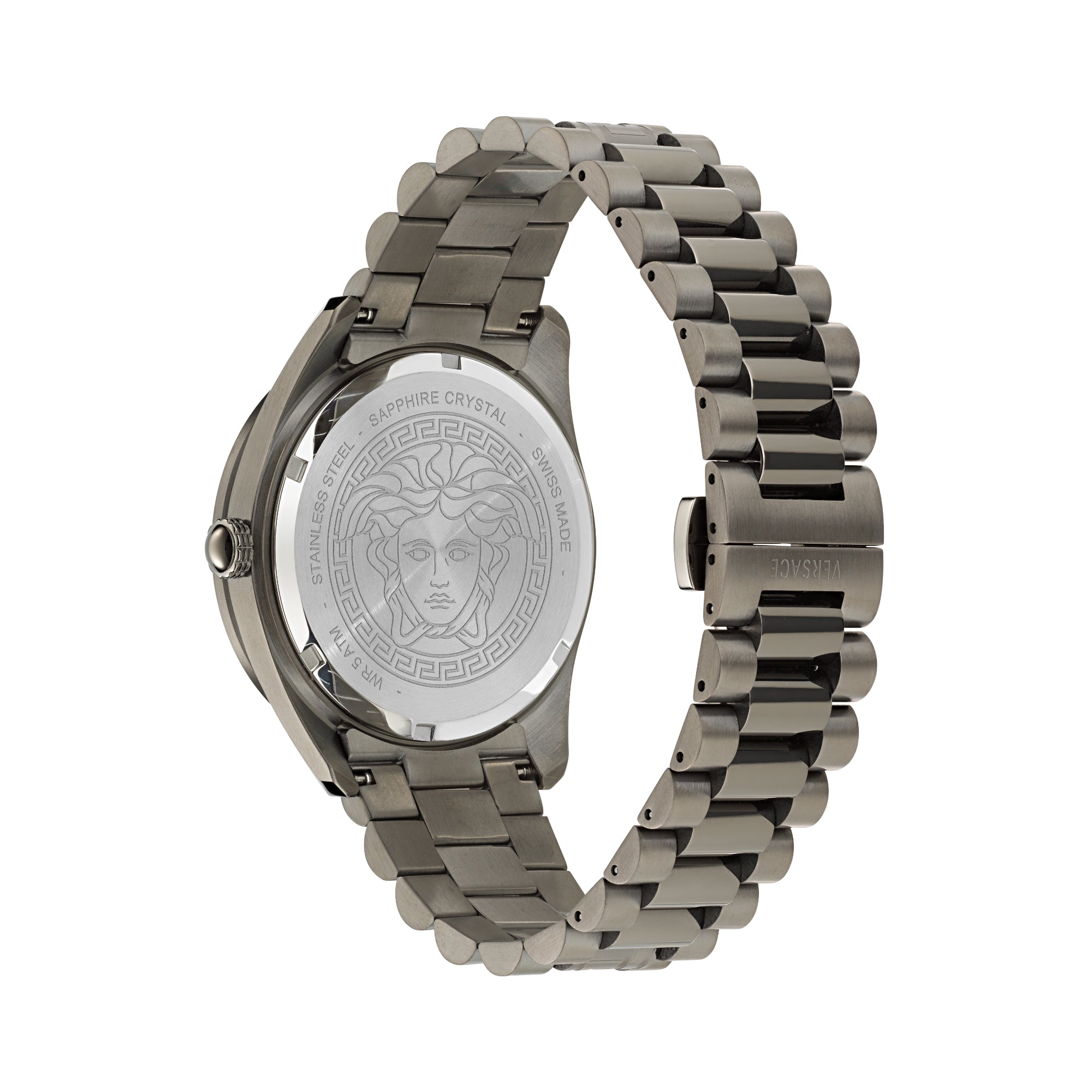 Versace Black Round Dial Quartz Analog Men Watch Watch Versace