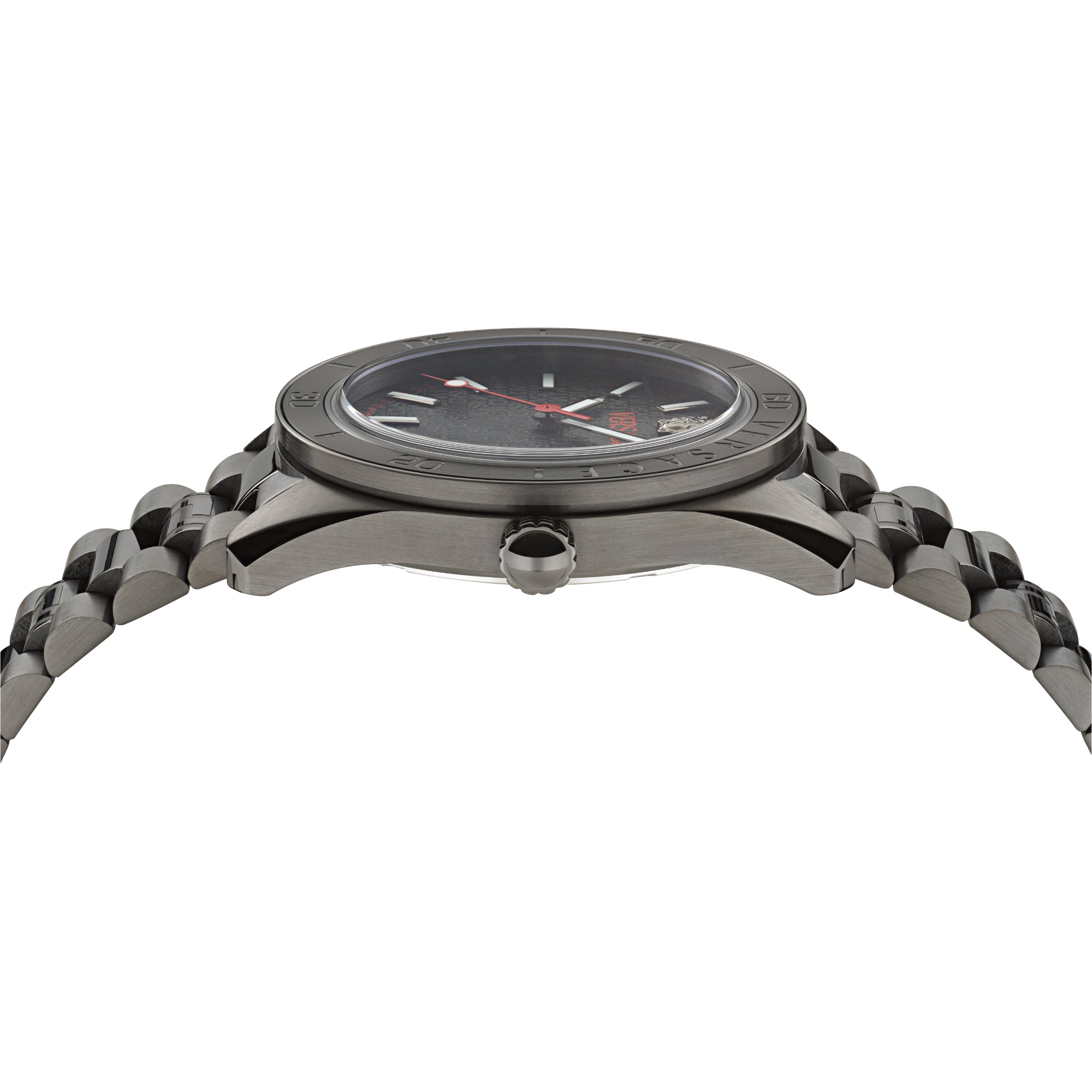 Versace Black Round Dial Quartz Analog Men Watch Watch Versace