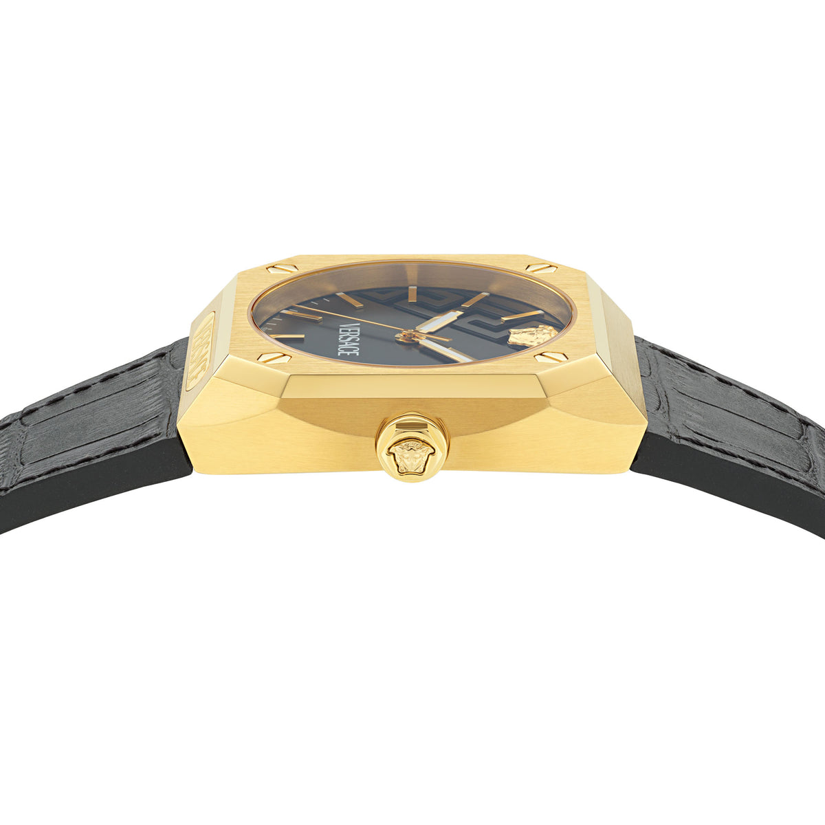 Versace Active & Tech Antares Leather Multicolor Octogonal Dial Quartz Analog Men Watch Watch Versace