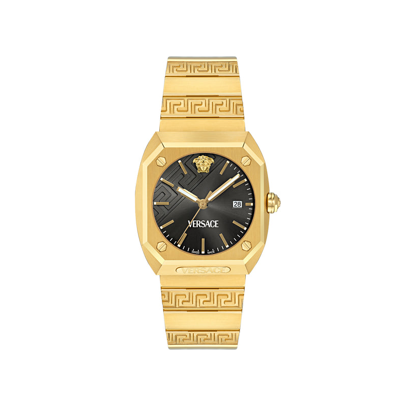 Versace Multicolor Octogonal Dial Quartz Analog Men Watch Watch Versace
