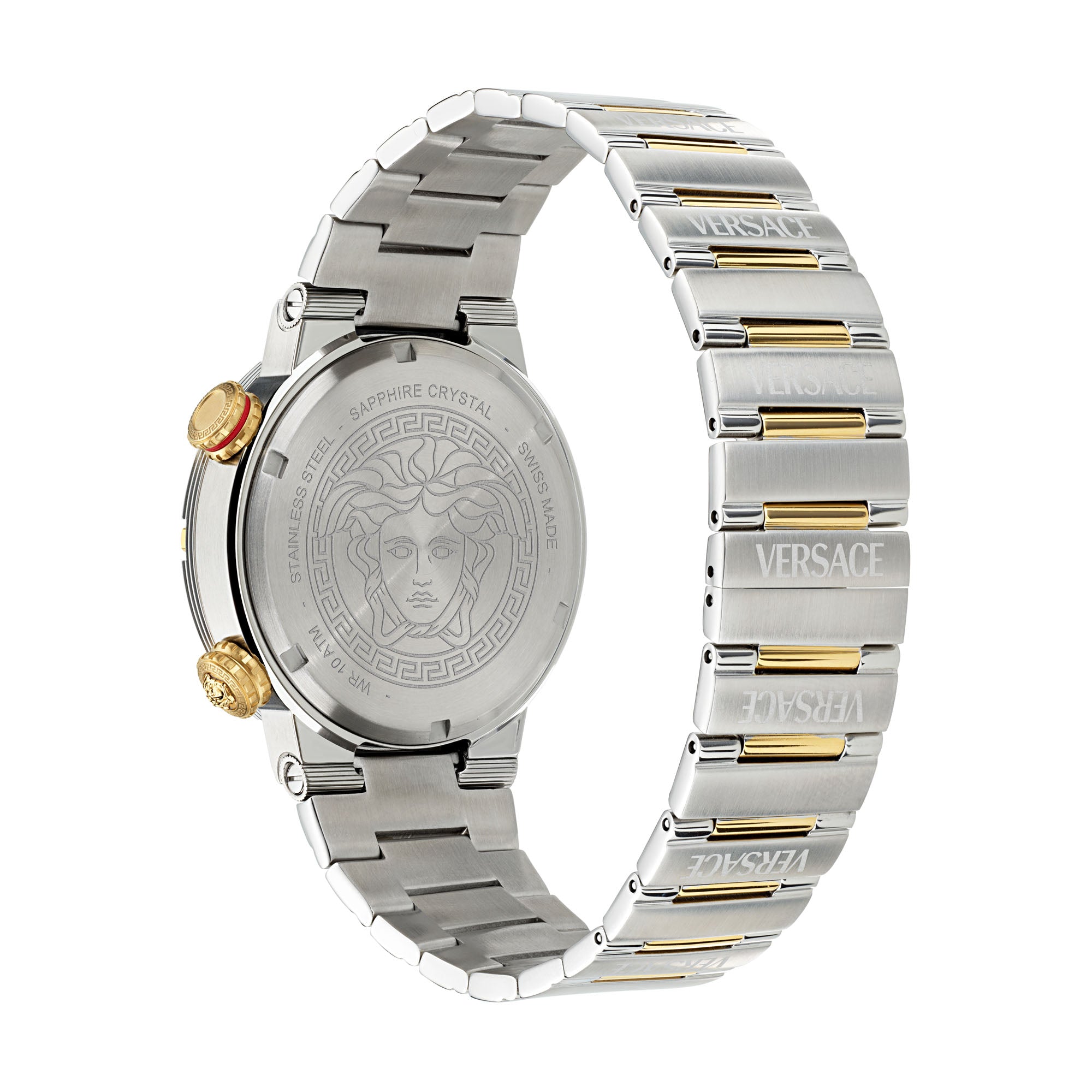 Versace Greca Logo Multicolor Round Dial Quartz Analog Men Watch