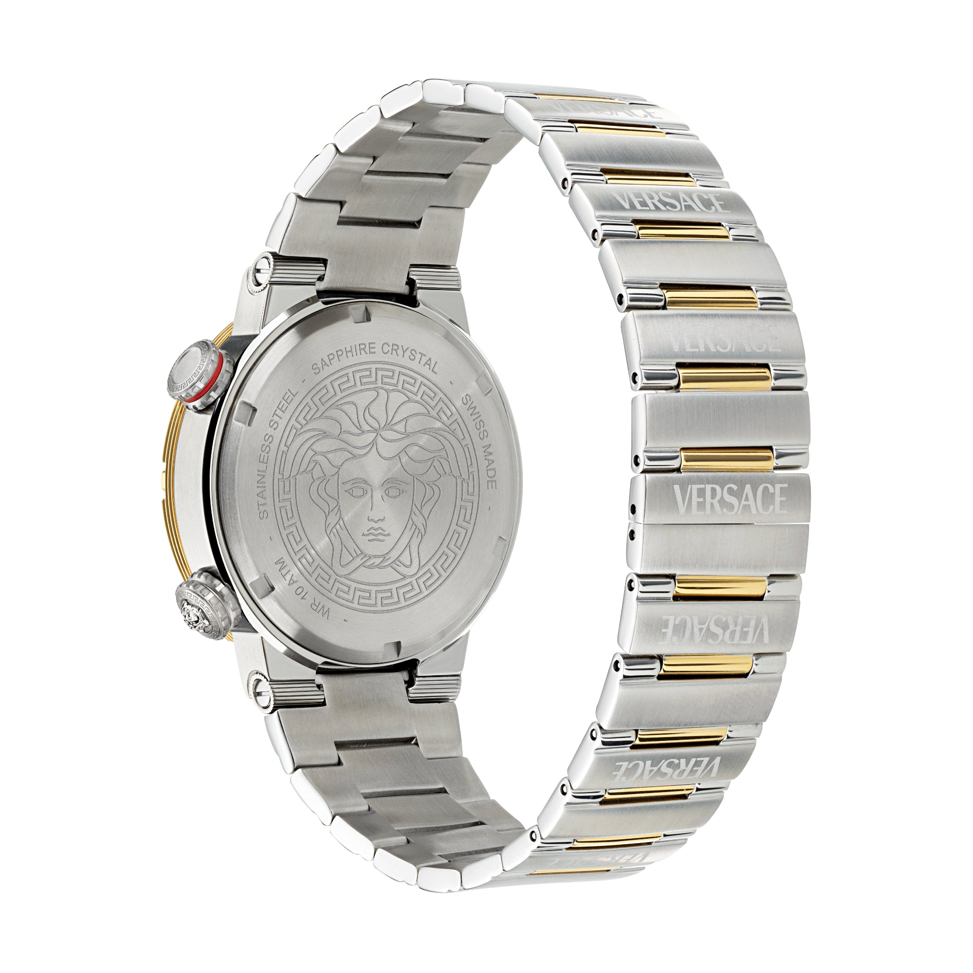 Versace Multicolor Round Dial Quartz Analog Men Watch Watch Versace