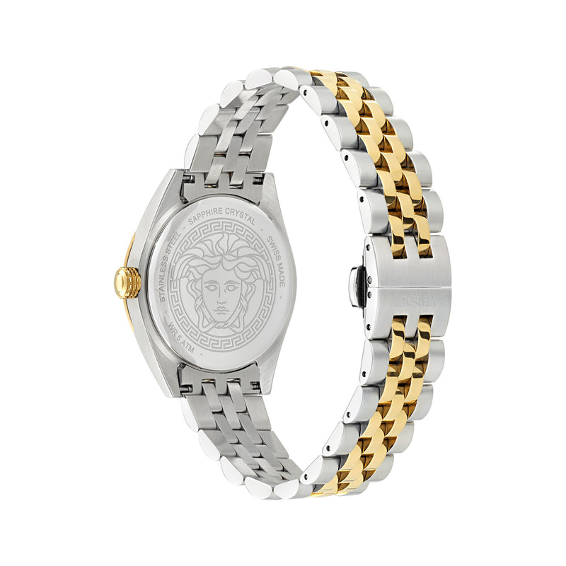Versace Timeless V Code Green Round Dial Quartz Analog Women Watch Watch Versace