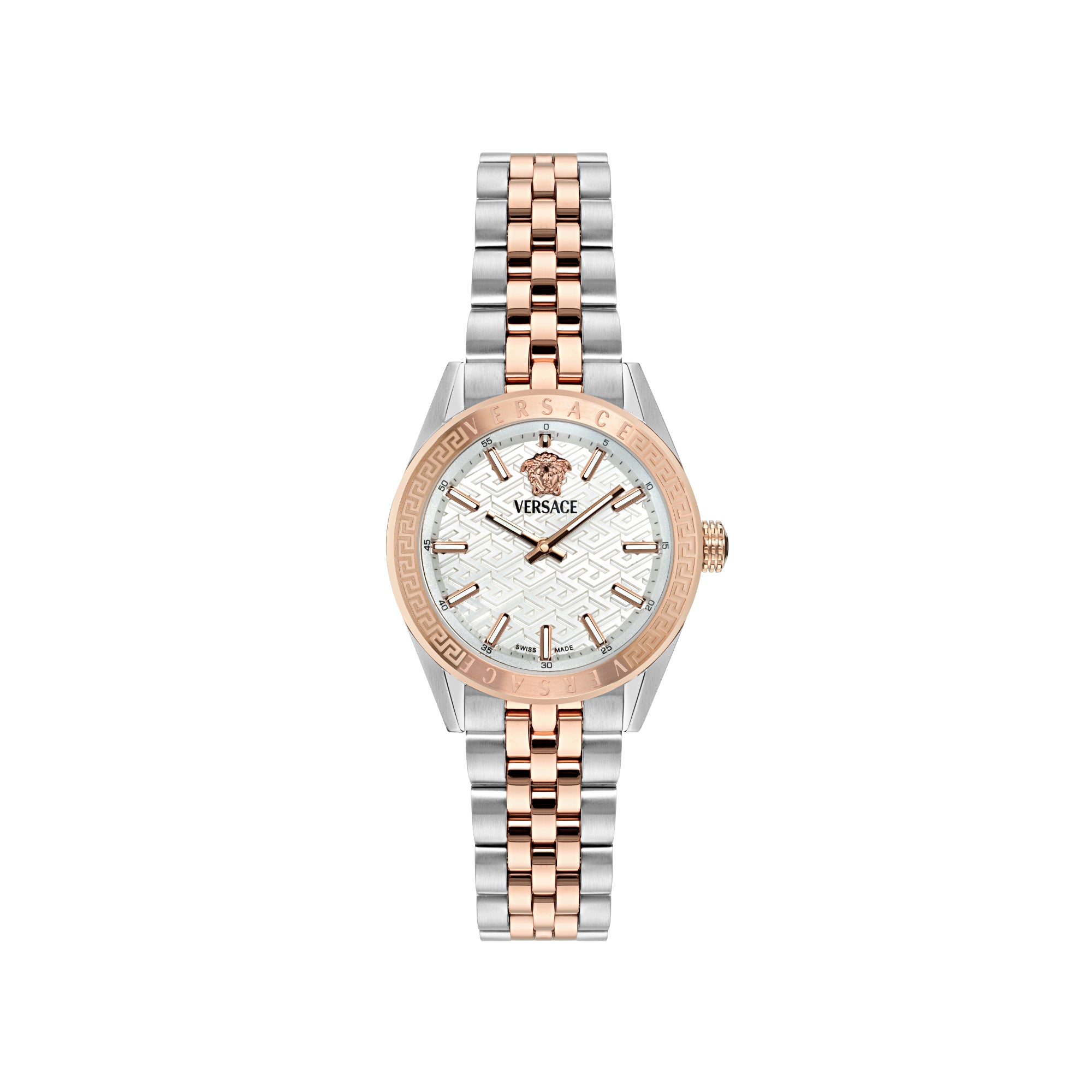 Versace White Ladies Watch Versace Greca Glass Quartz White Mother of Pearl Dial Ladies  main image 2
