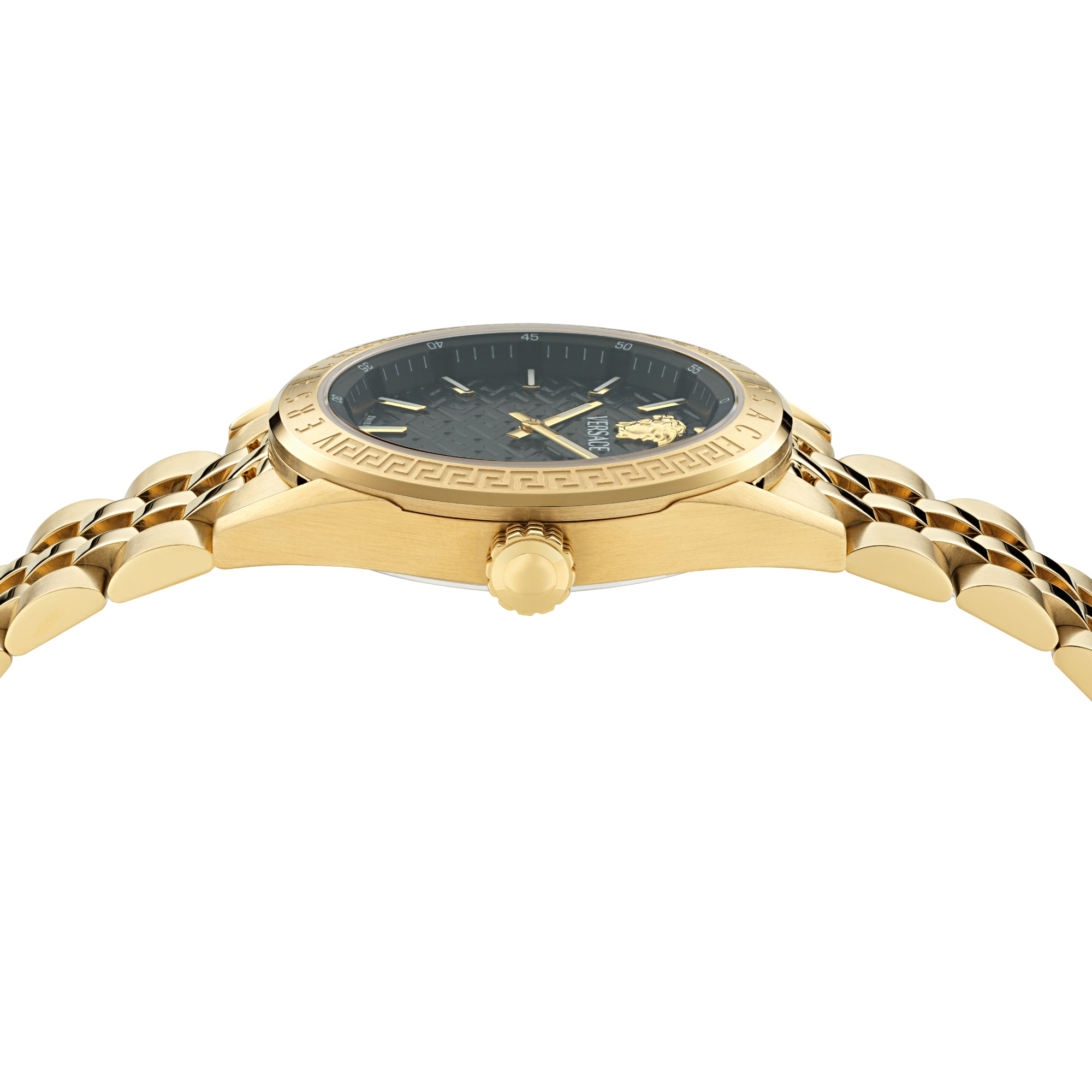 Versace Black Round Dial Quartz Analog Women Watch