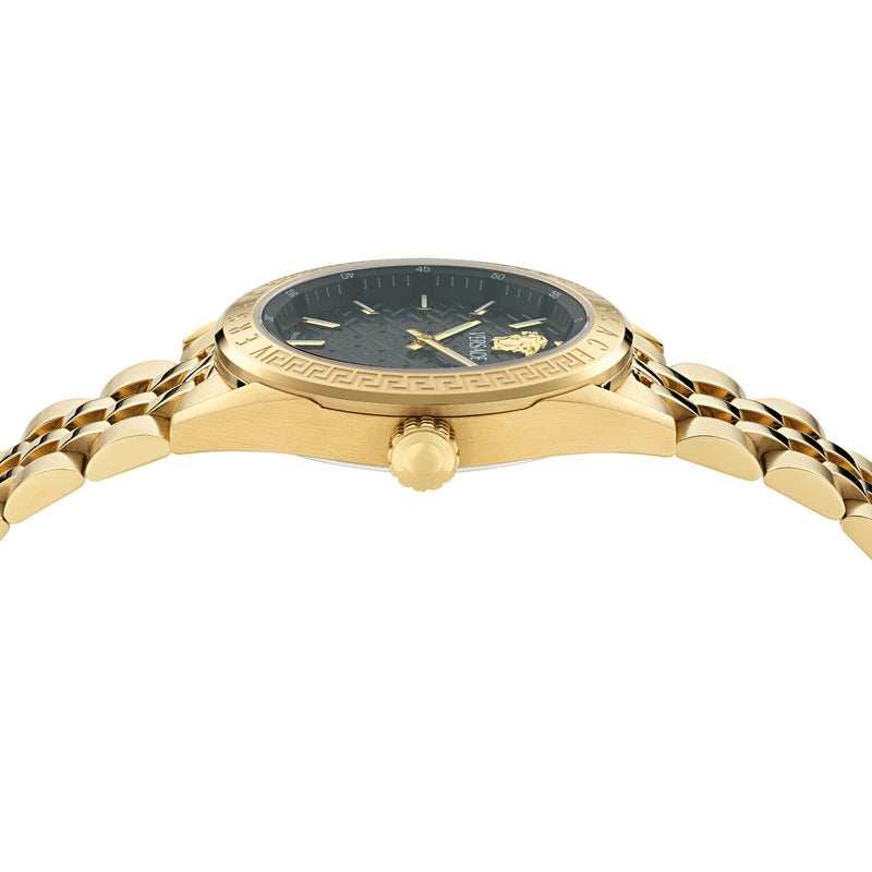 Versace Black Round Dial Quartz Analog Women Watch Watch Versace