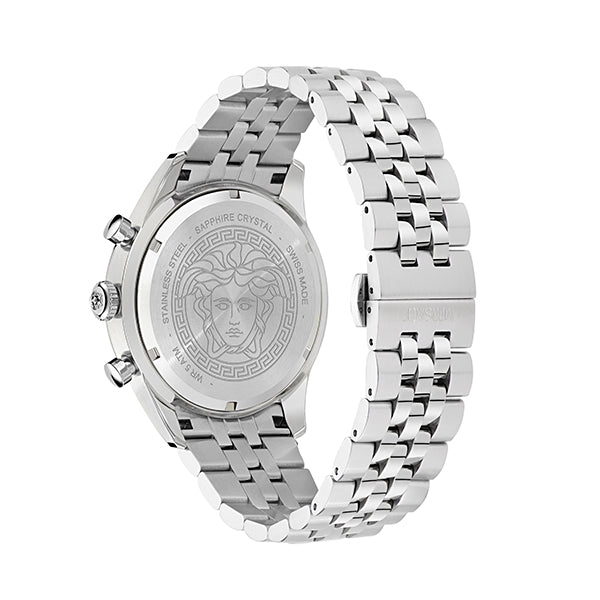 Versace Blue Round Dial Quartz Analog Men Watch Watch Versace