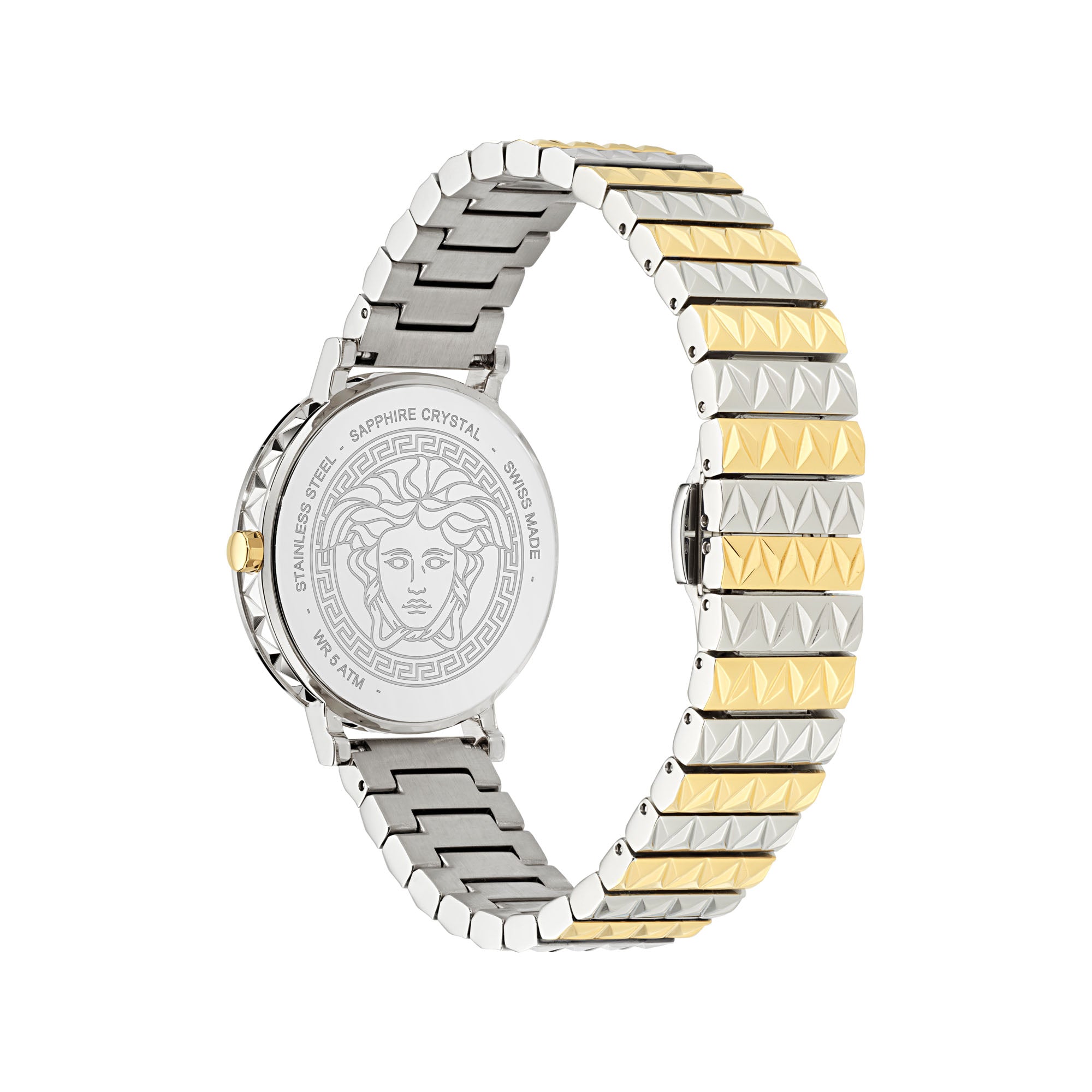 Versace Daedalus Green Round Dial Quartz Analog Women Watch