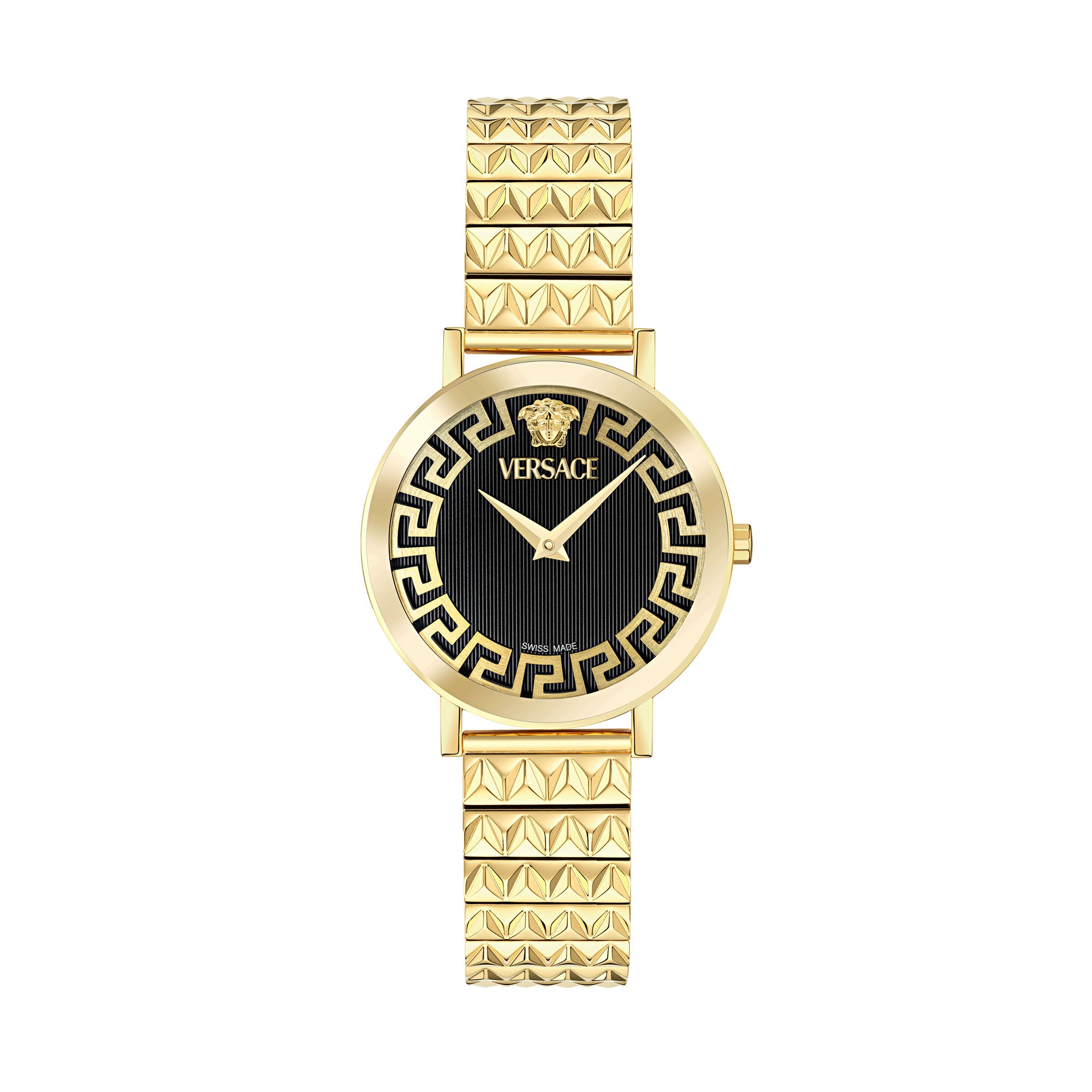Versace Daedalus Black Round Dial Quartz Analog Women Watch