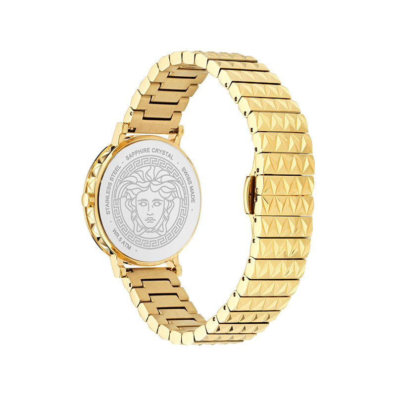 Versace Daedalus Black Round Dial Quartz Analog Women Watch Watch Versace