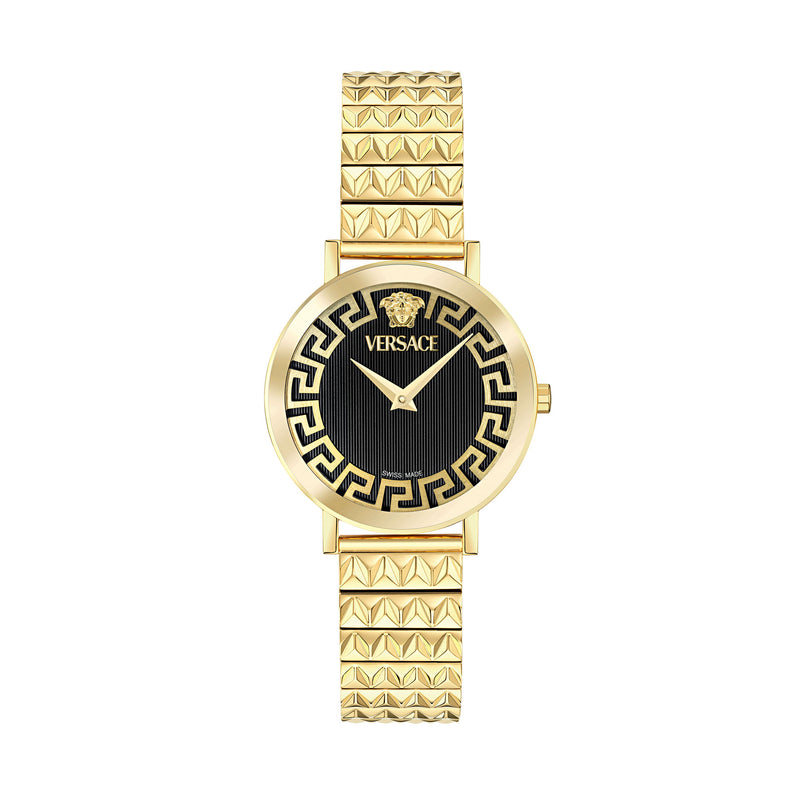 Versace Daedalus Black Round Dial Quartz Analog Women Watch Watch Versace