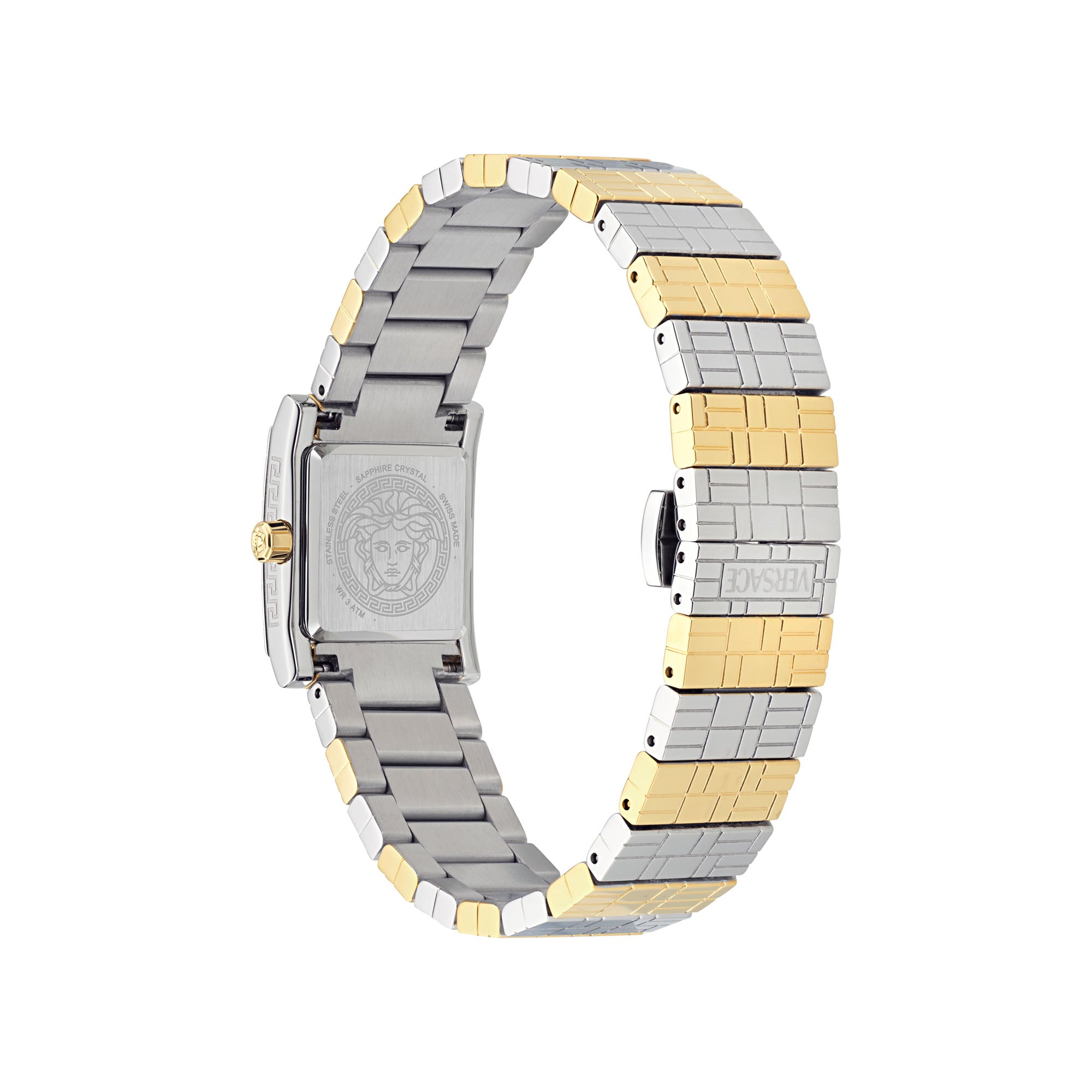 Versace Mosaic Green Octogonal Dial Quartz Analog Women Watch
