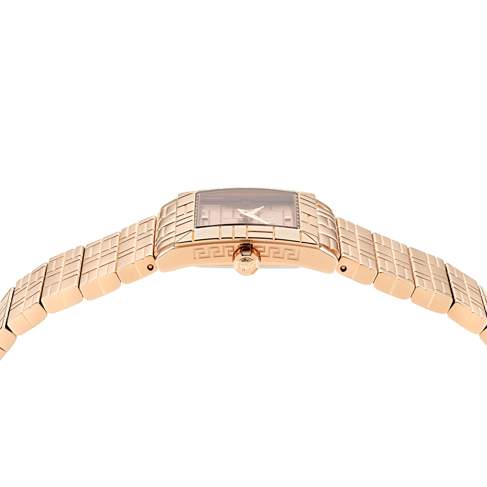 Versace Mosaic Rose Gold Tone Octogonal Dial Quartz Analog Women Watch Watch Versace