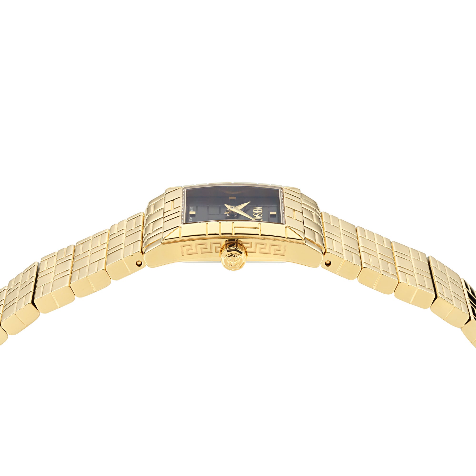 Versace Mosaic Black Octogonal Dial Quartz Analog Women Watch