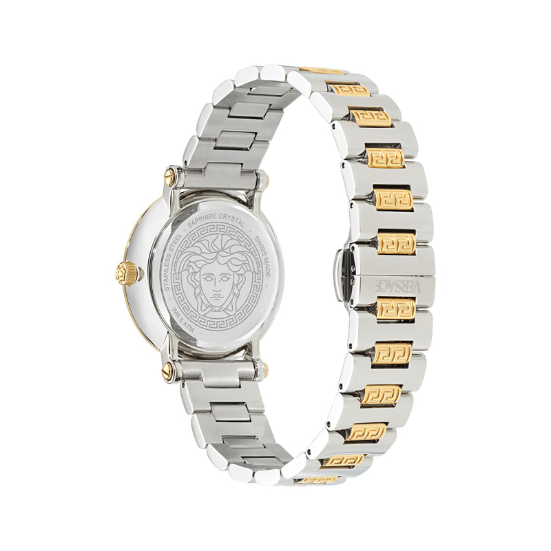 Versace Greca Sphere White Round Dial Quartz Analog Women Watch Watch Versace