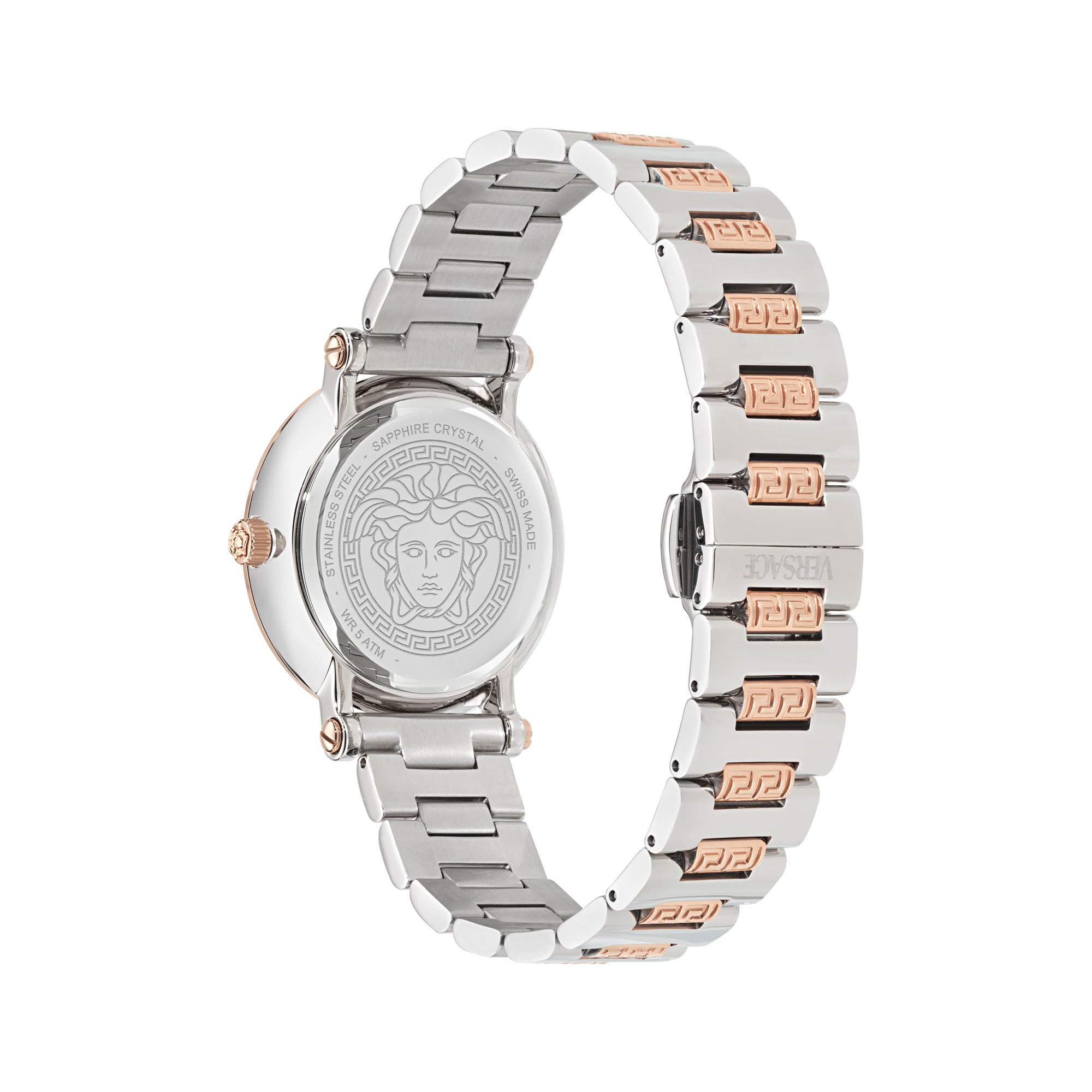 Versace Greca Sphere White Round Dial Quartz Analog Women Watch