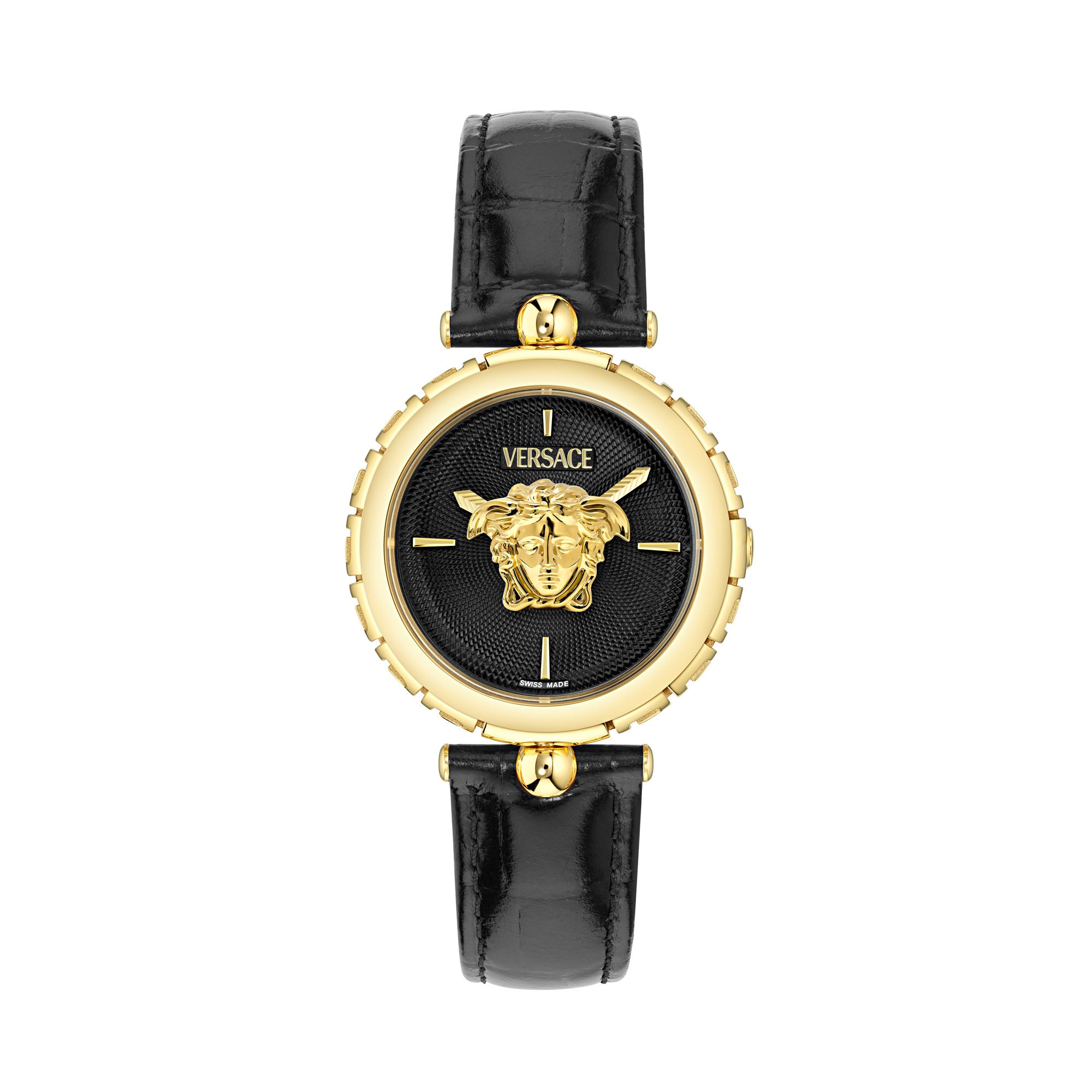 Versace Black Womens Watch Versace Black Ladies Greca Watch – ICETIME LUXE main image 2