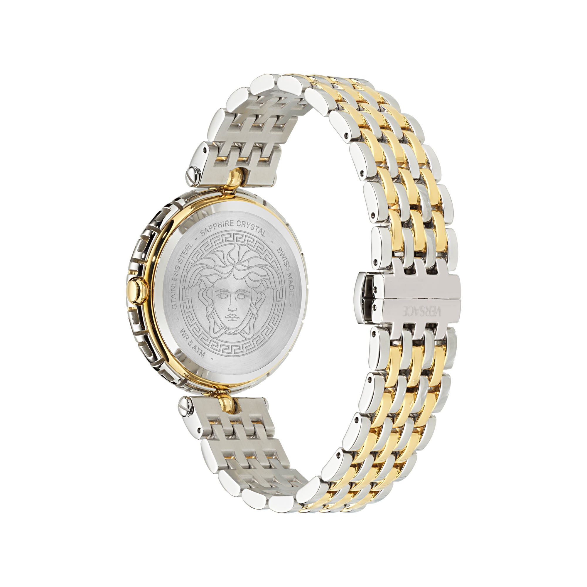 Versace Medusa Green Round Dial Quartz Analog Women Watch