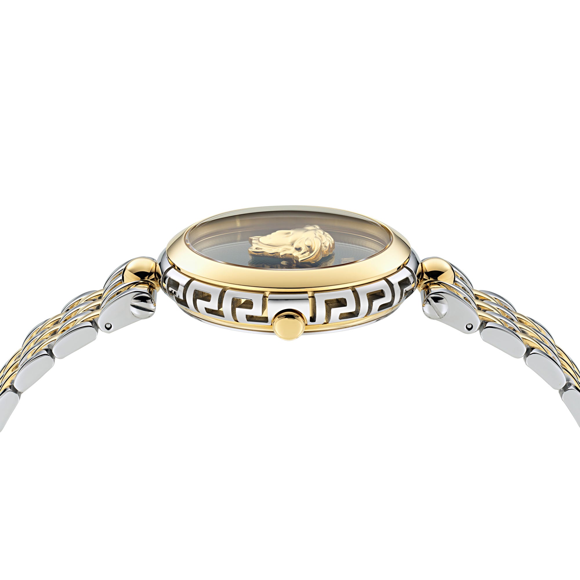 Versace Medusa Green Round Dial Quartz Analog Women Watch