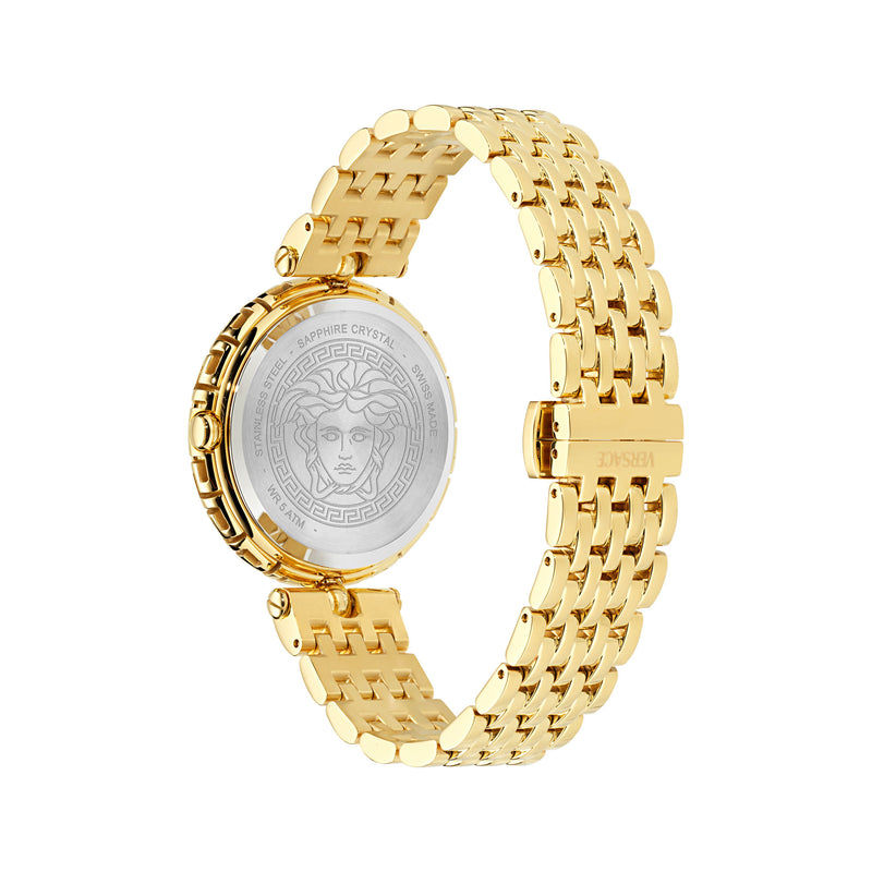 Versace Medusa White Round Dial Quartz Analog Women Watch Watch Versace