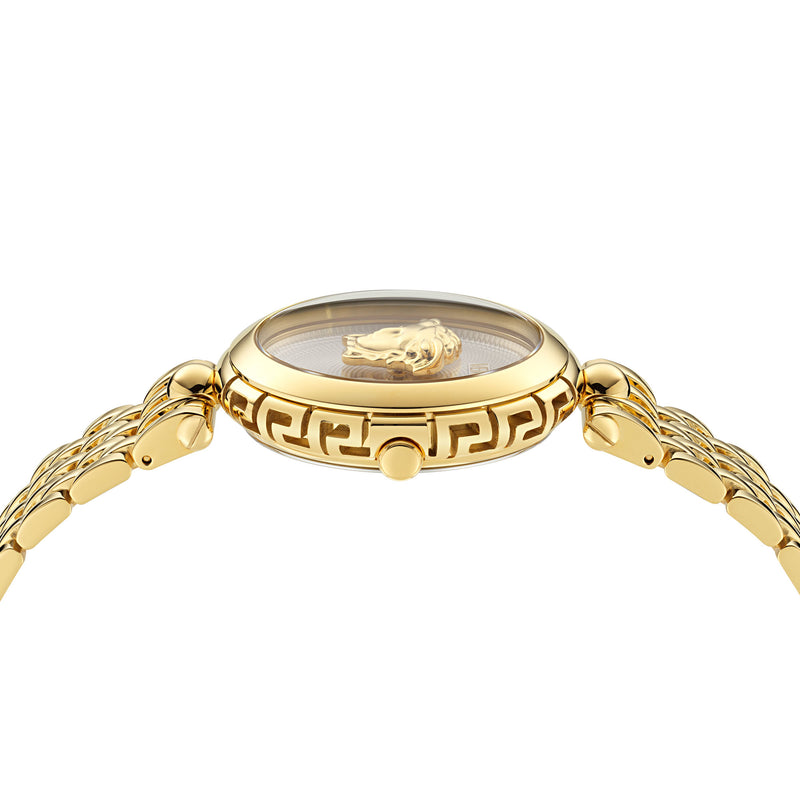 Versace Medusa White Round Dial Quartz Analog Women Watch Watch Versace