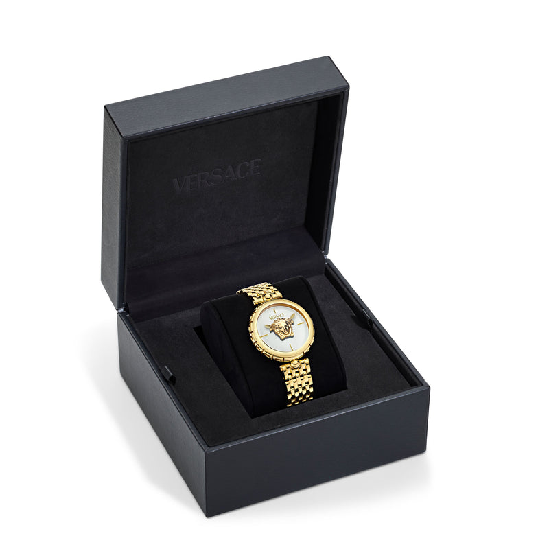 Versace Medusa White Round Dial Quartz Analog Women Watch Watch Versace