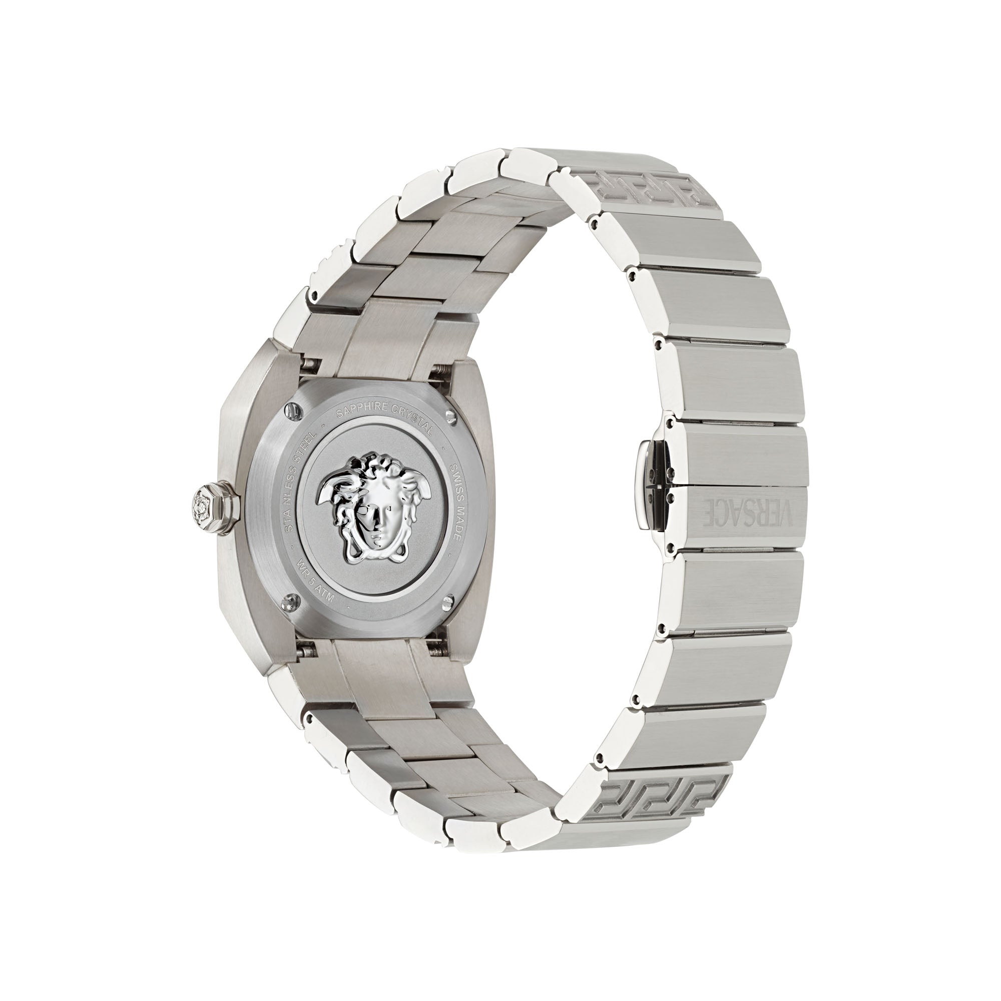 Versace Antares Blue Octogonal Dial Quartz Analog Women Watch Watch Versace