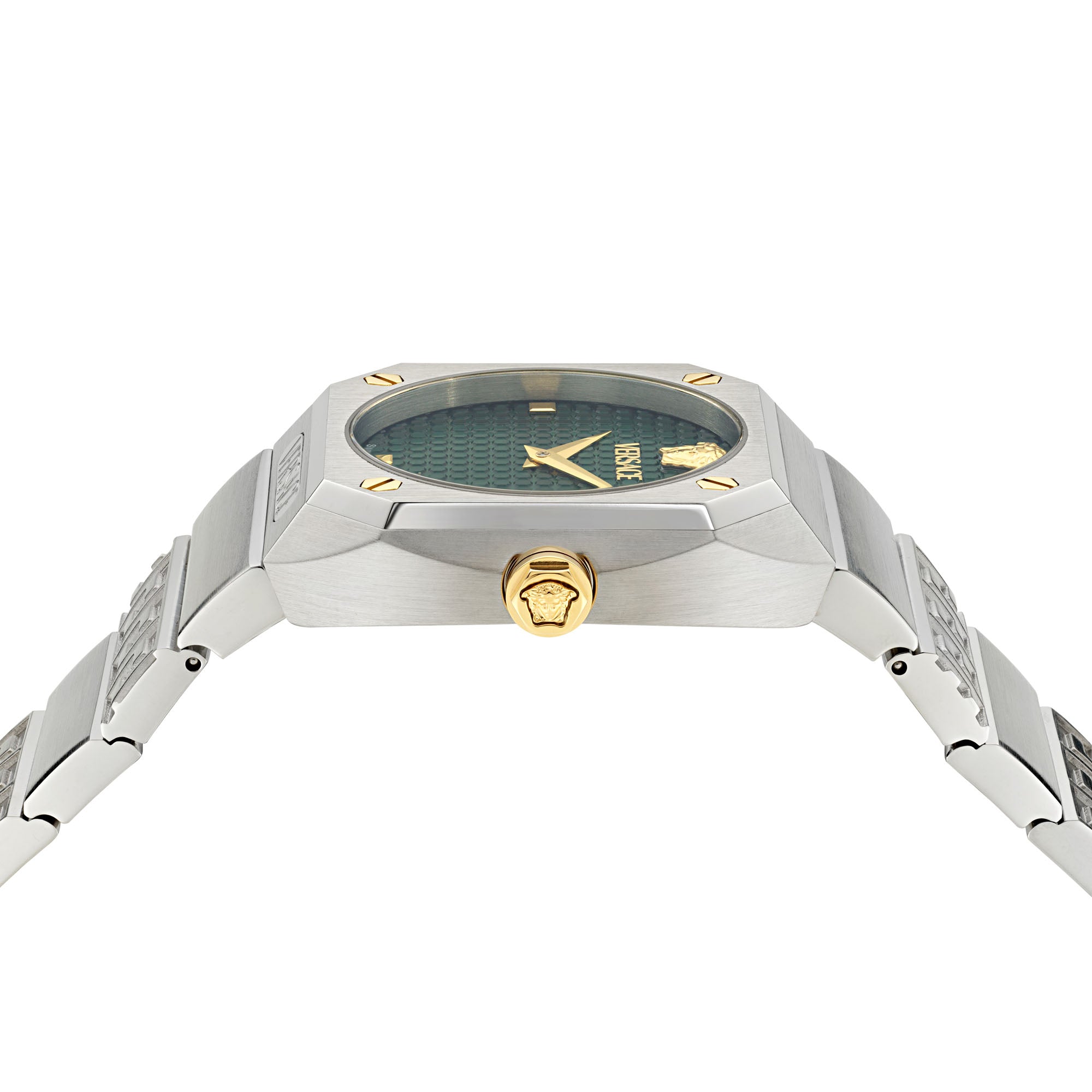 Versace Antares Green Octogonal Dial Quartz Analog Women Watch