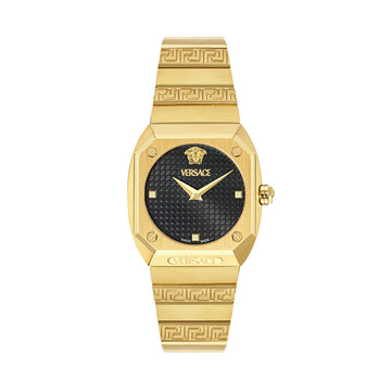 Versace Antares Black Octogonal Dial Quartz Analog Women Watch Watch Versace
