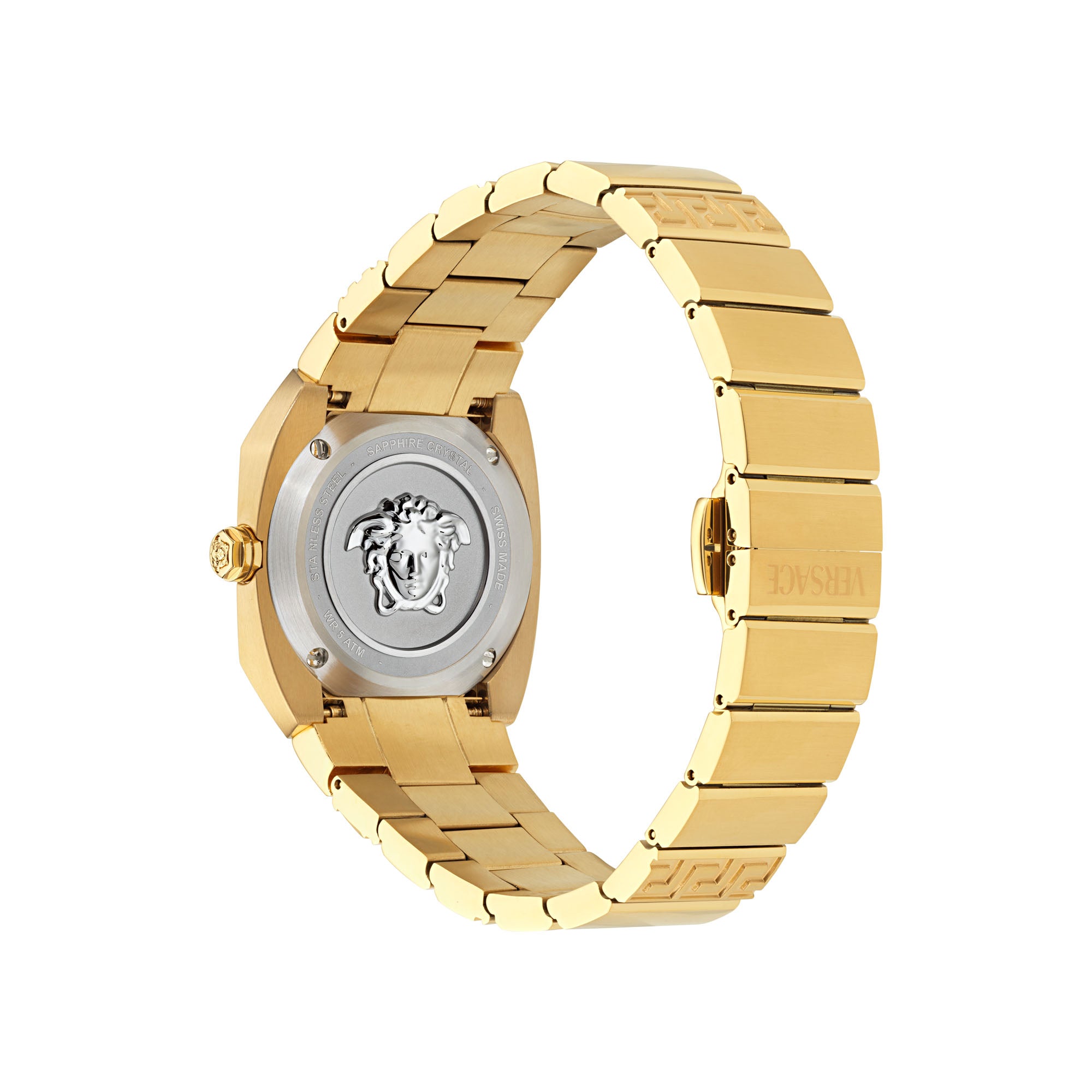 Versace Antares Black Octogonal Dial Quartz Analog Women Watch Watch Versace