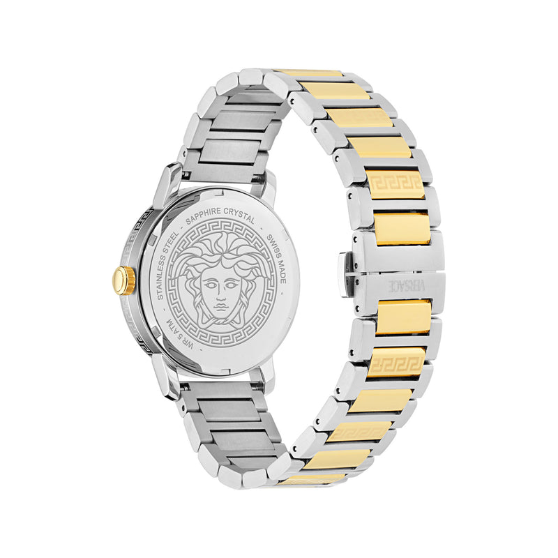 Versace V Helix Green Round Dial Quartz Analog Men Watch Watch Versace