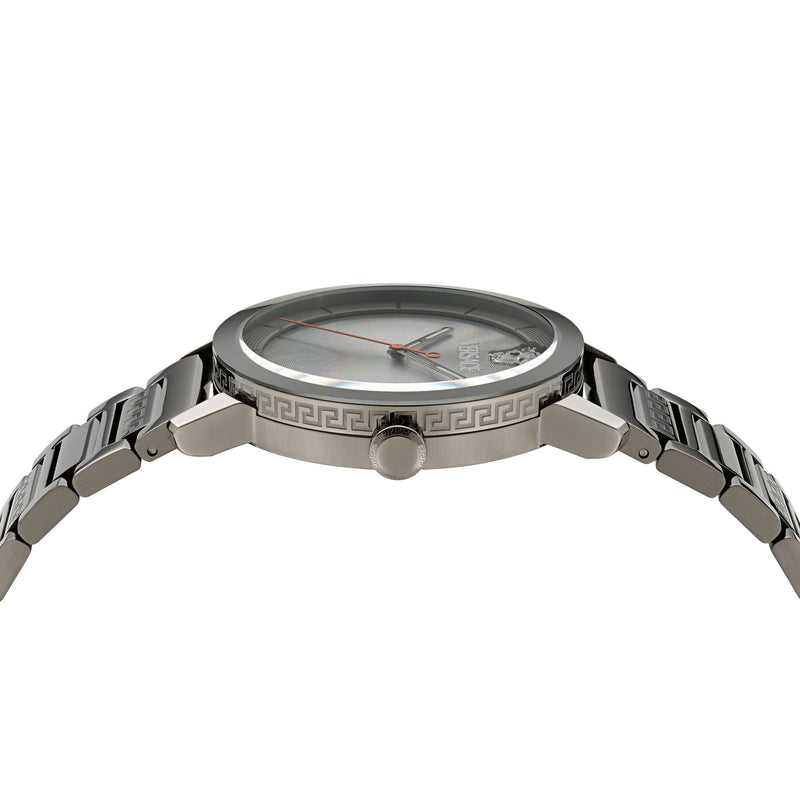 Versace V Helix Grey Round Dial Quartz Analog Men Watch Watch Versace
