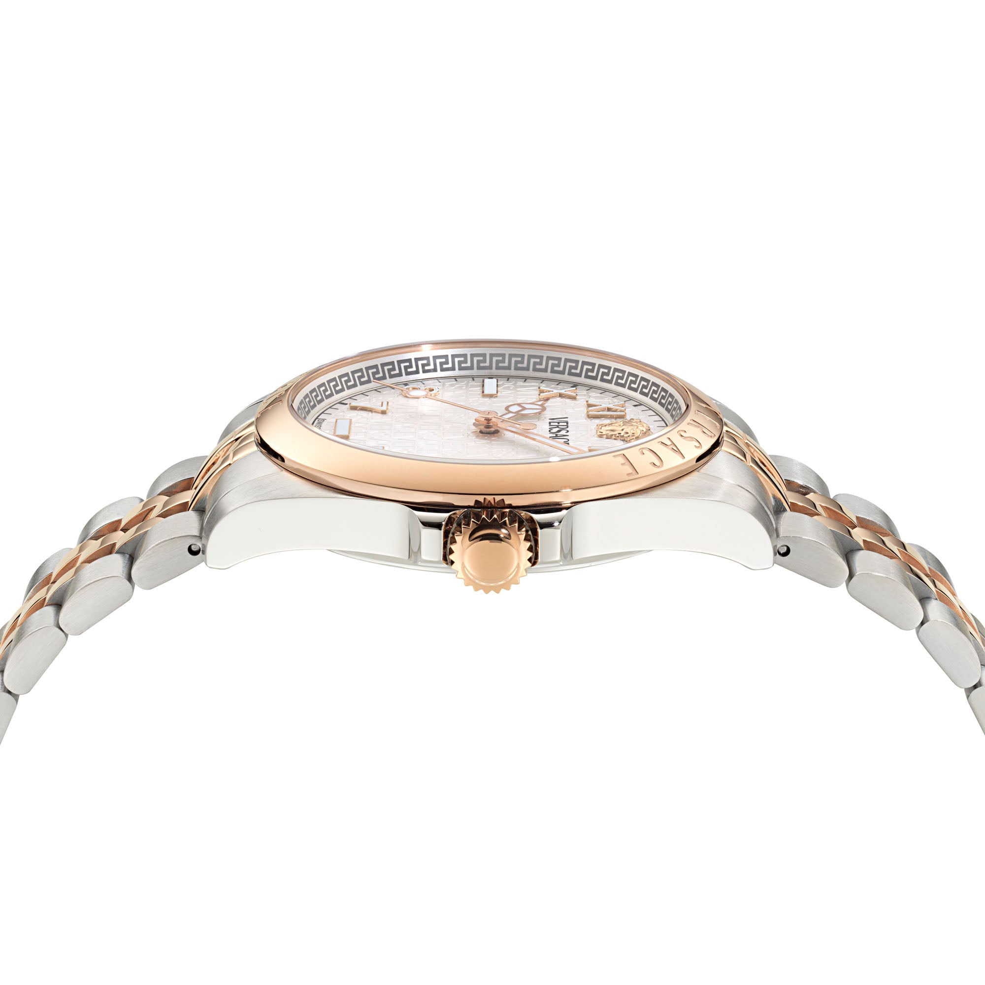 Versace Anteo White Round Dial Quartz Analog Men Watch Watch Versace