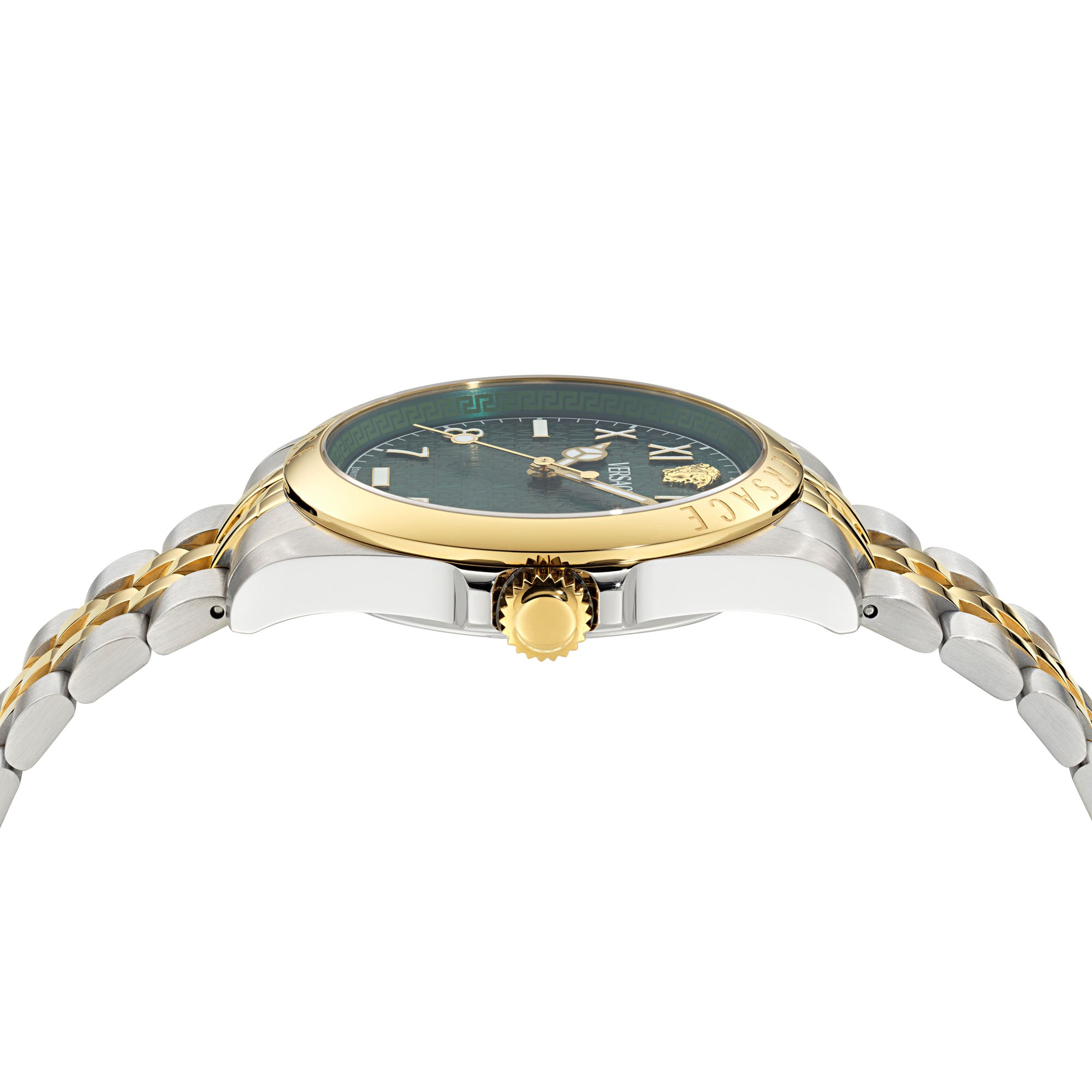 Versace Anteo Green Round Dial Quartz Analog Men Watch