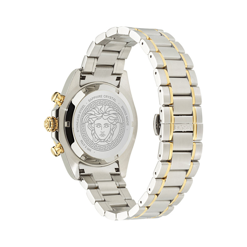 Versace Chrono X Green Round Dial Quartz Analog Men Watch Watch Versace