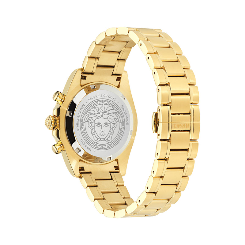 Versace Chrono X Black Round Dial Quartz Analog Men Watch Watch Versace
