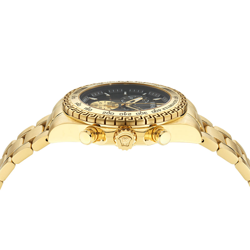 Versace Chrono X Black Round Dial Quartz Analog Men Watch Watch Versace