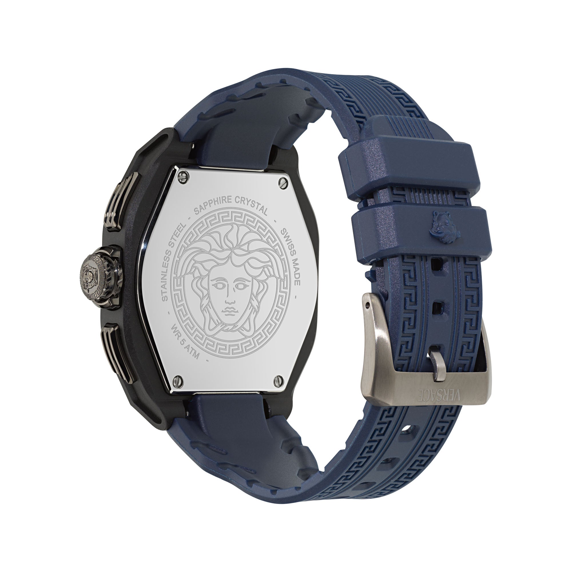Versace V Legend Black Round Dial Quartz Analog Men Watch Watch Versace