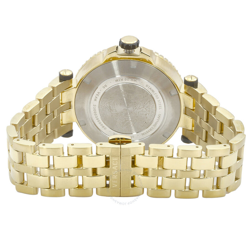 Versace V Race Black Round Dial Quartz Analog Men Watch Watch Versace