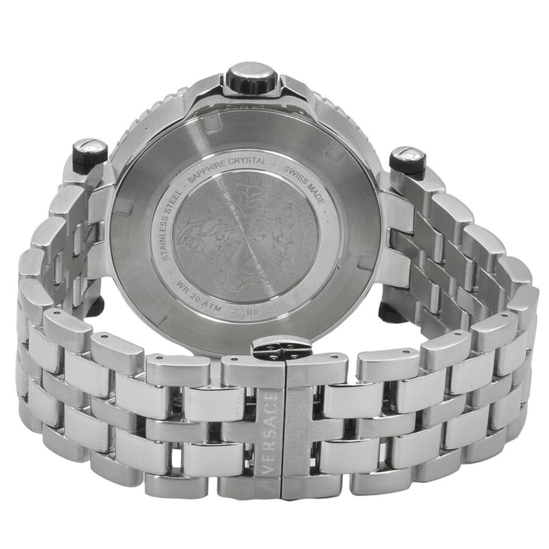 Versace V Race Green Round Dial Quartz Analog Men Watch Watch Versace