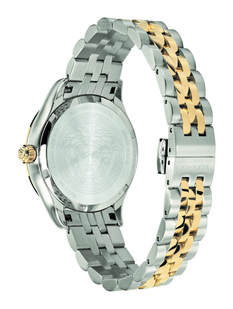Versace Hellenyium Stainless Steel Round Dial Quartz Women Watch Watch Versace