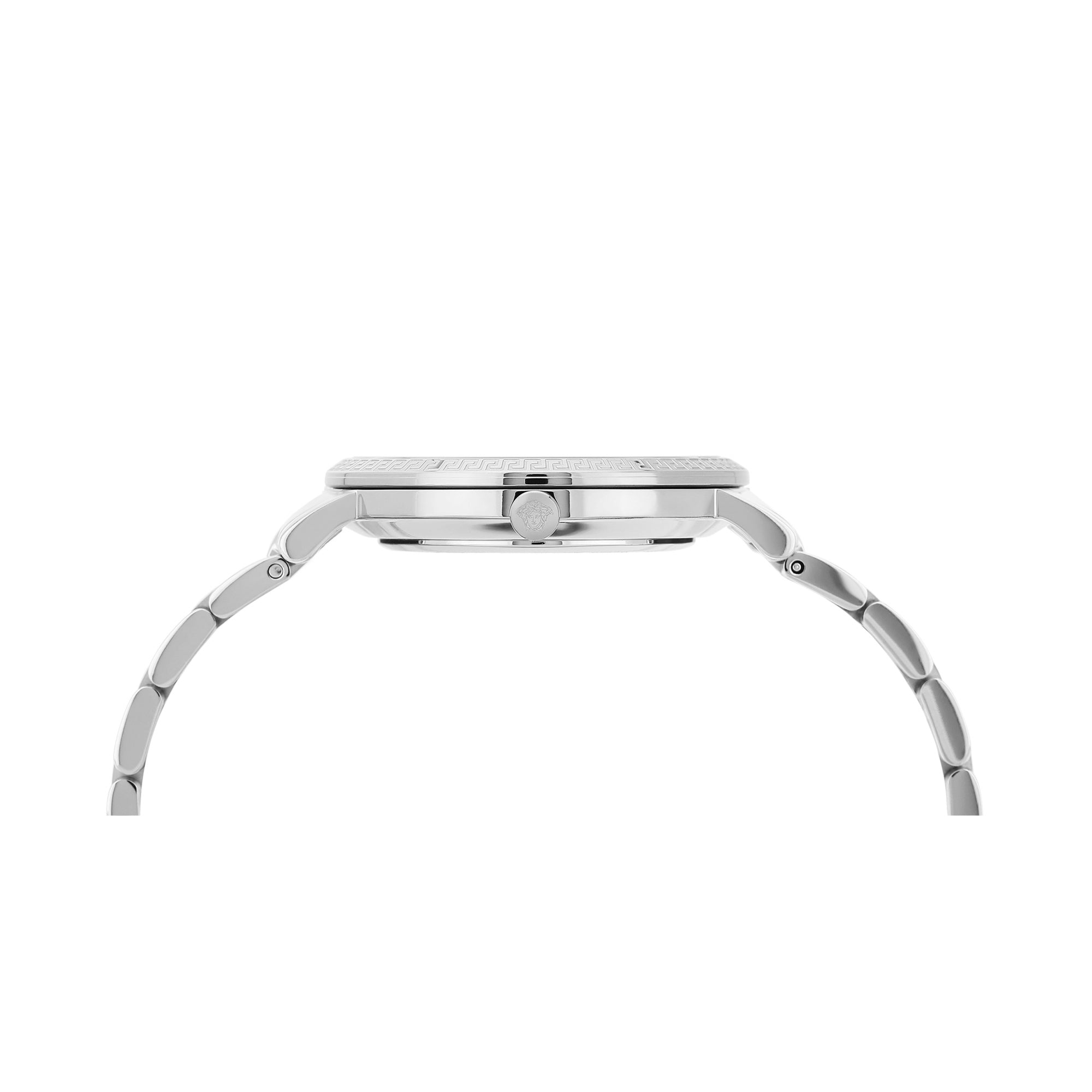 Versace V Black Round Dial Quartz Analog Women Watch