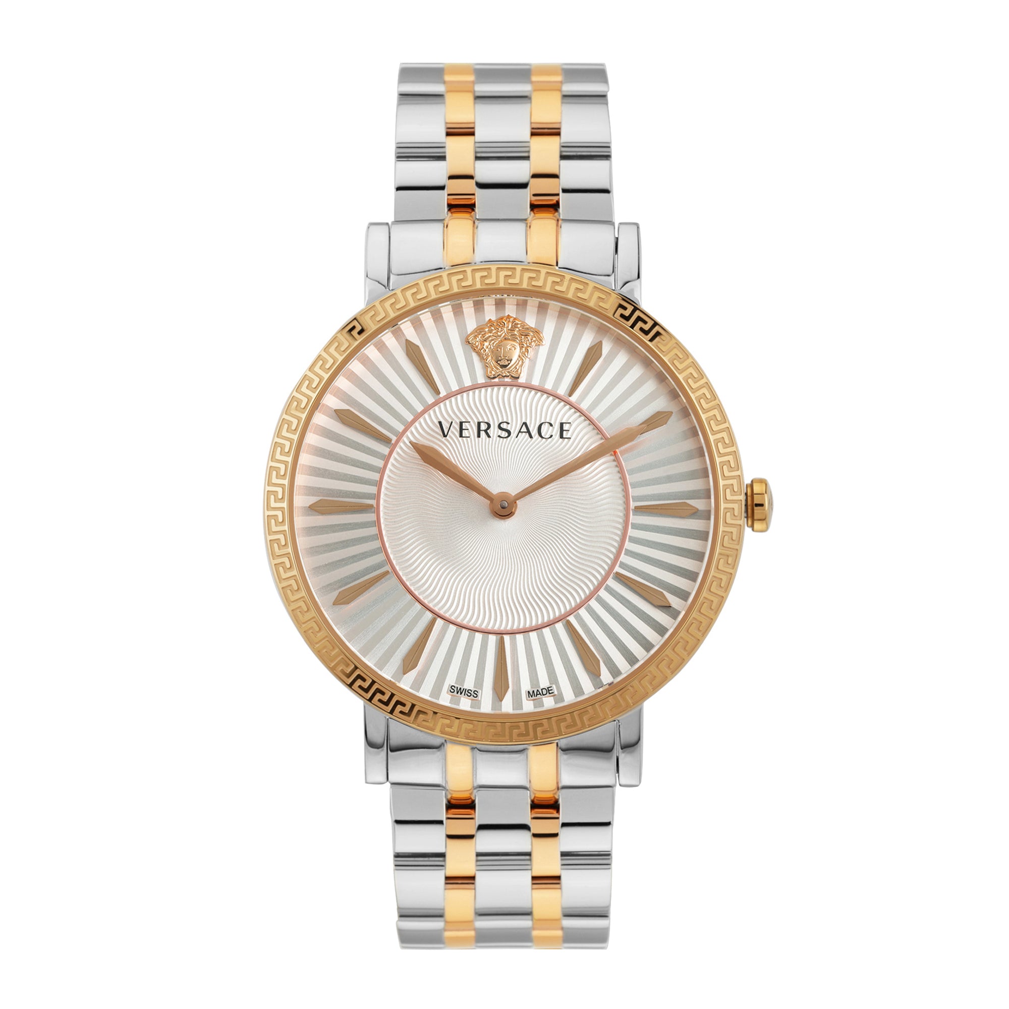 Versace V-Eternal Lady VEJL01024 Silver Women 38 mm Round Watch