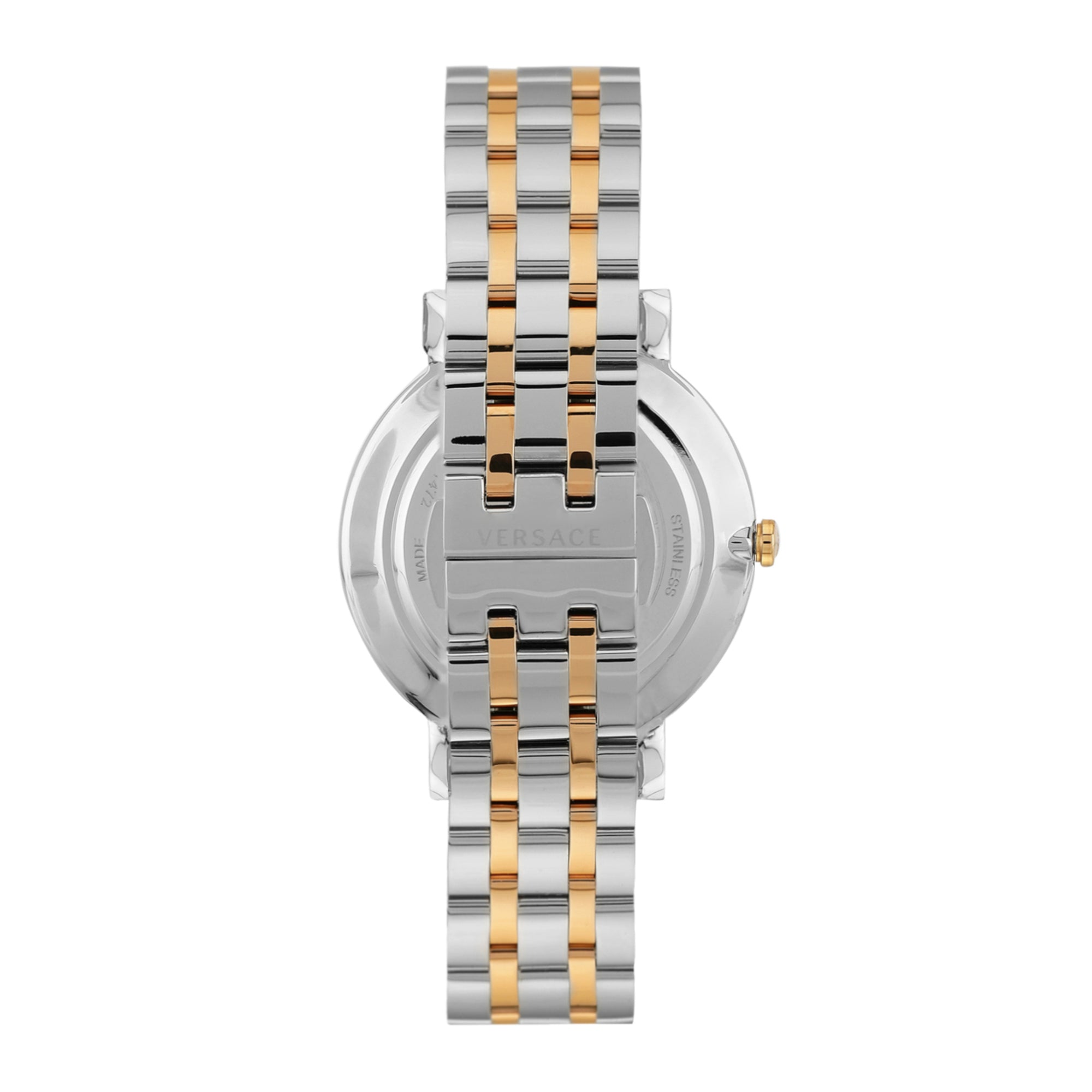 Versace V Silver Round Dial Quartz Analog Women Watch