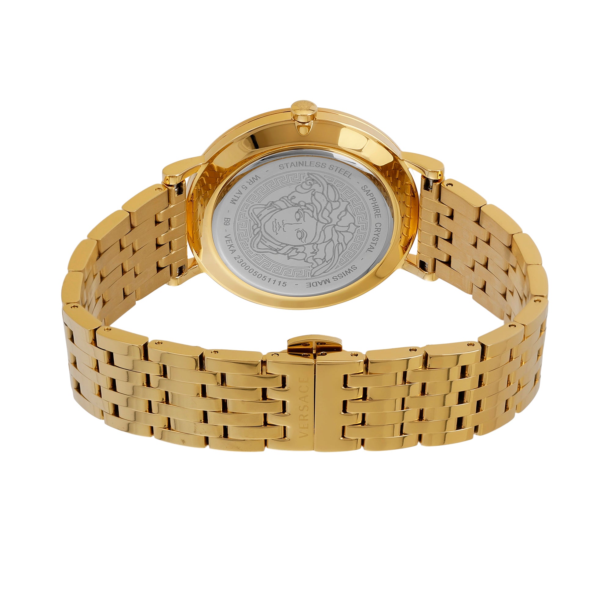 Versace White Round Dial Quartz Analog Men Watch